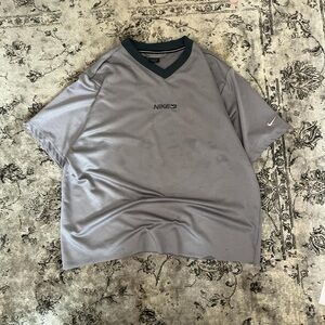 Nike Men's Short Sleeve Gray Tee